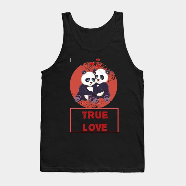 True love panda Tank Top by Jumana2017